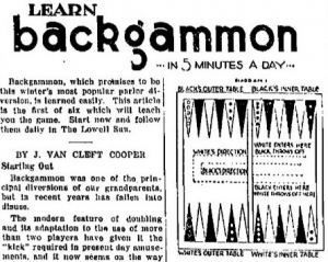 backgammon by paul magriel pdf to excel